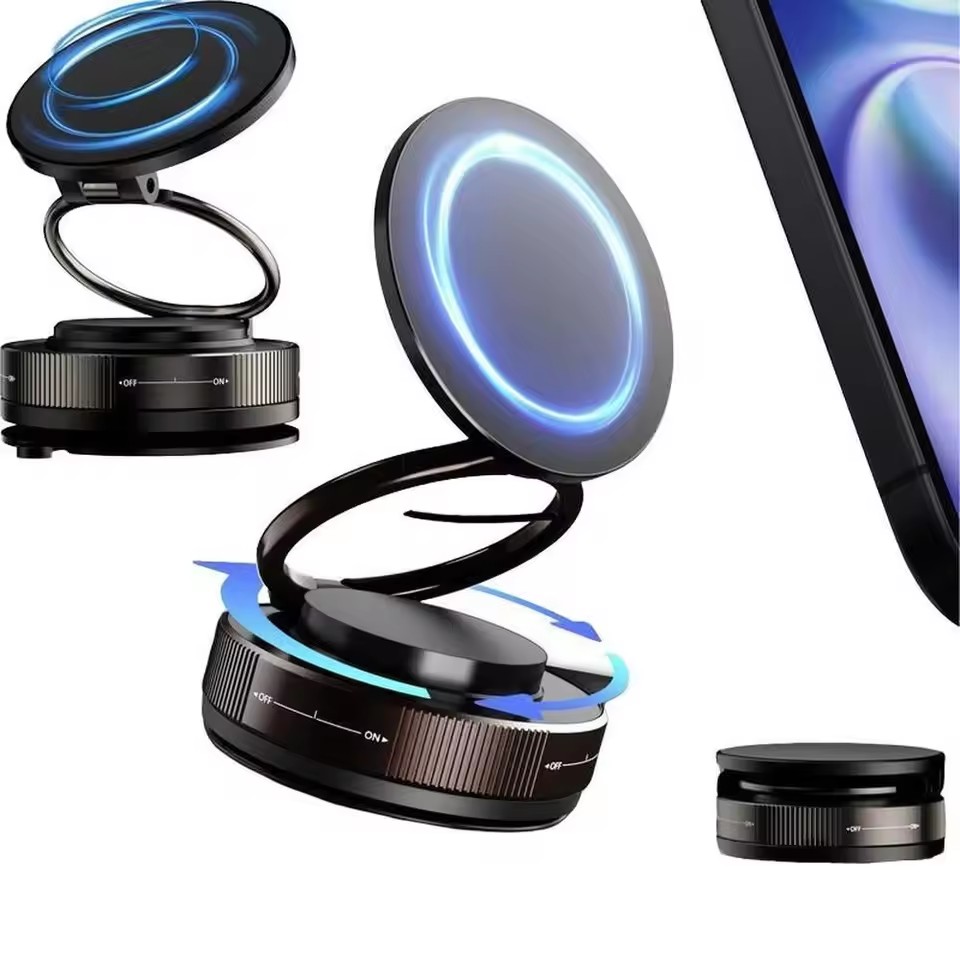 Phone Accessories Useful - 2026 New Vacuum Magnetic Phone Holder