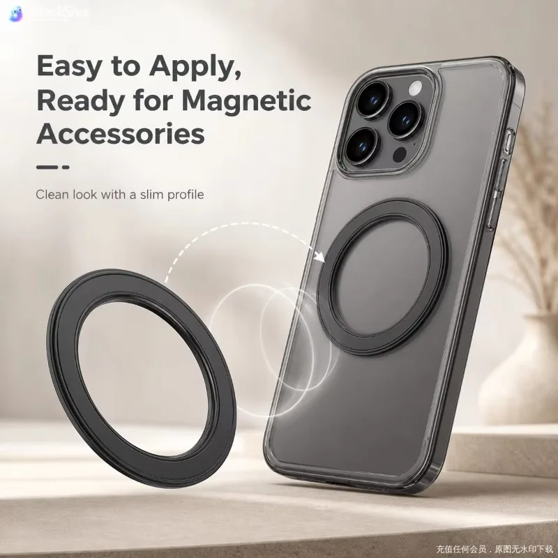 Phone Accessories Useful - For Magsafe Strong Magnetic Ring Phone