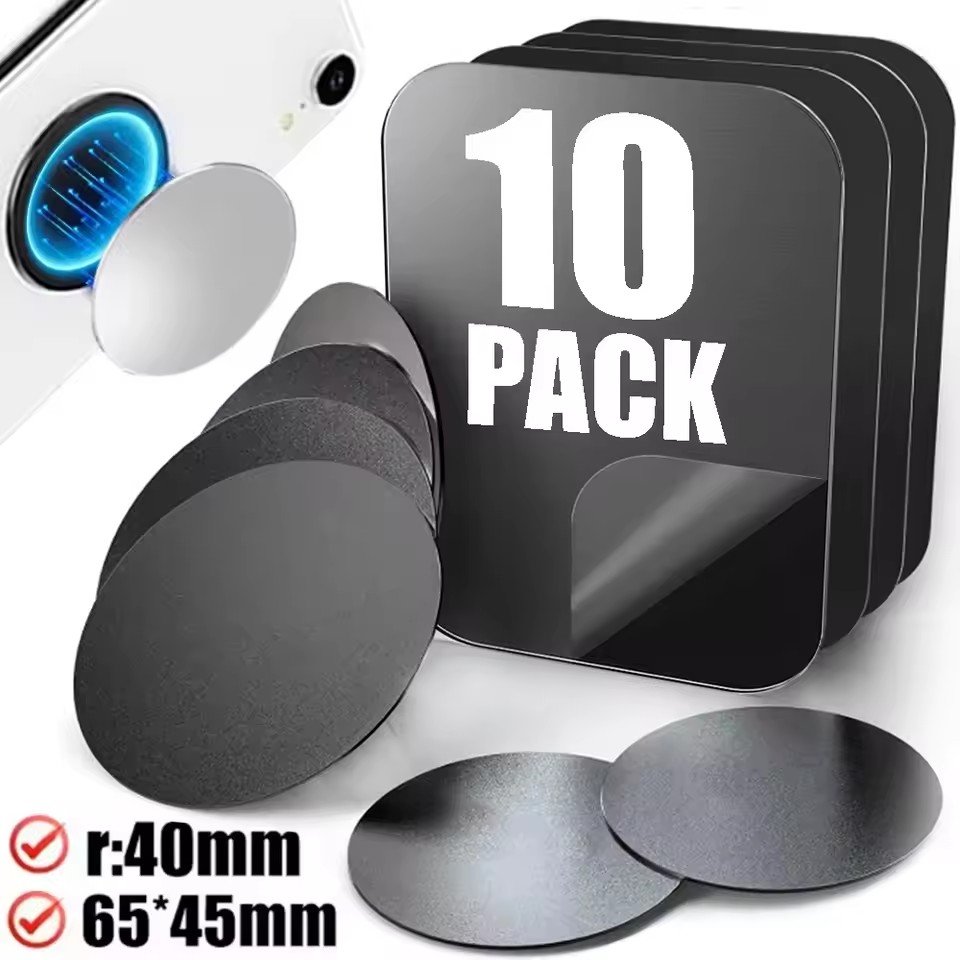 Phone Accessories Useful - Metal Plate Disk For Magnetic Car