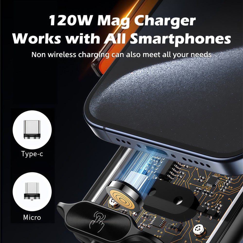 Vyvylabs Magnetic Wireless Car - Phone Accessories Holder Car recension och pris