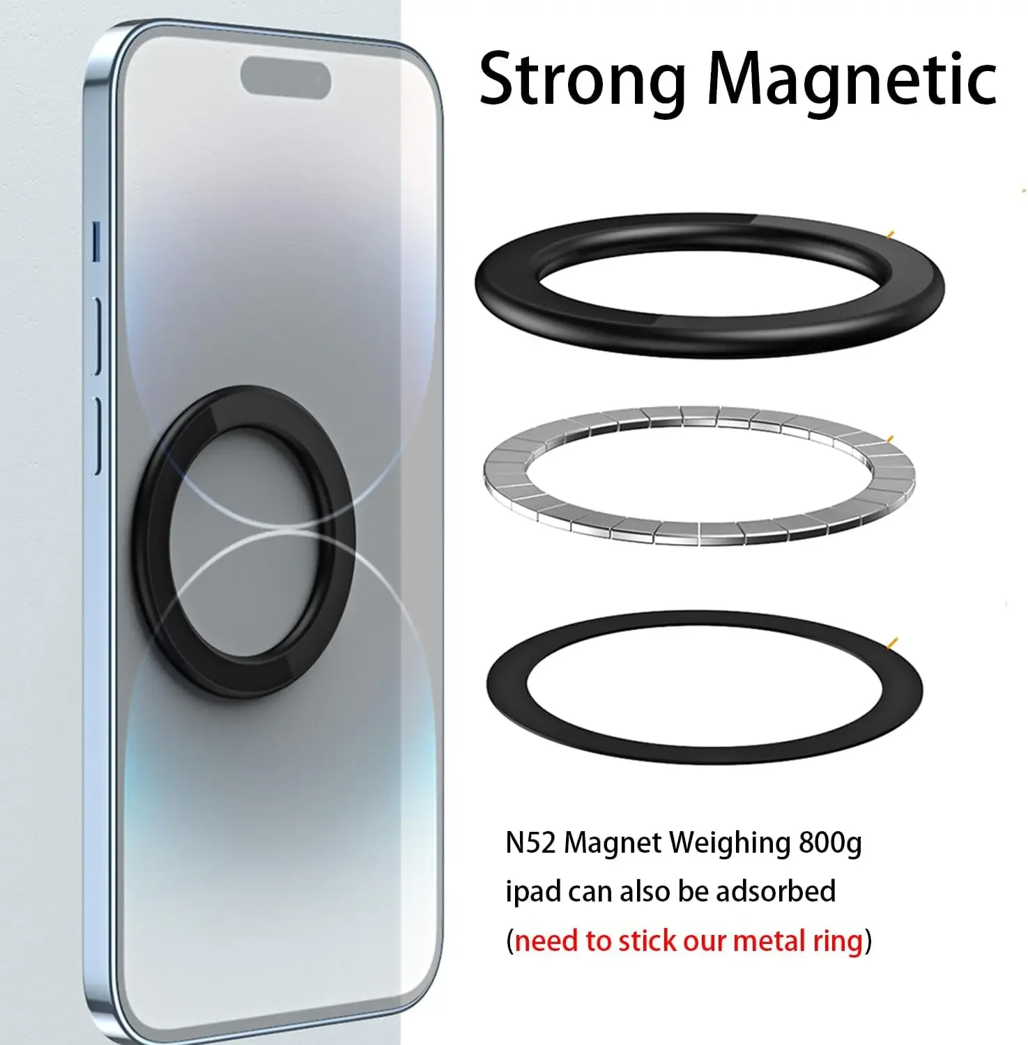 For MagSafe Magnetic Ring Hold - Phone Accessories Holder Car recension och pris