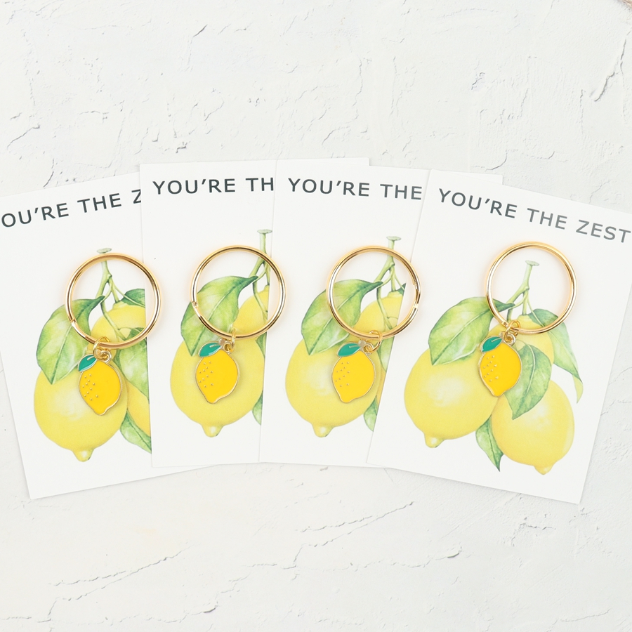 7 Chic Lemon Keychains, Includ - Phone Accessories Charms recension och pris